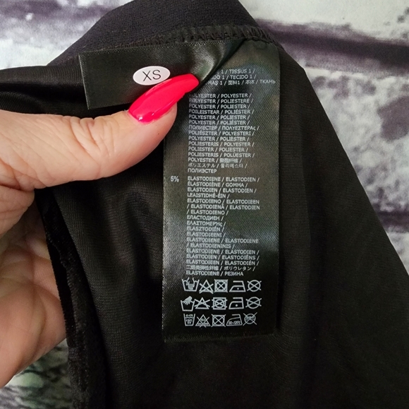 Killstar 'Wicked B*tch' Black Velvet Panty - XS - Picture 5 of 5